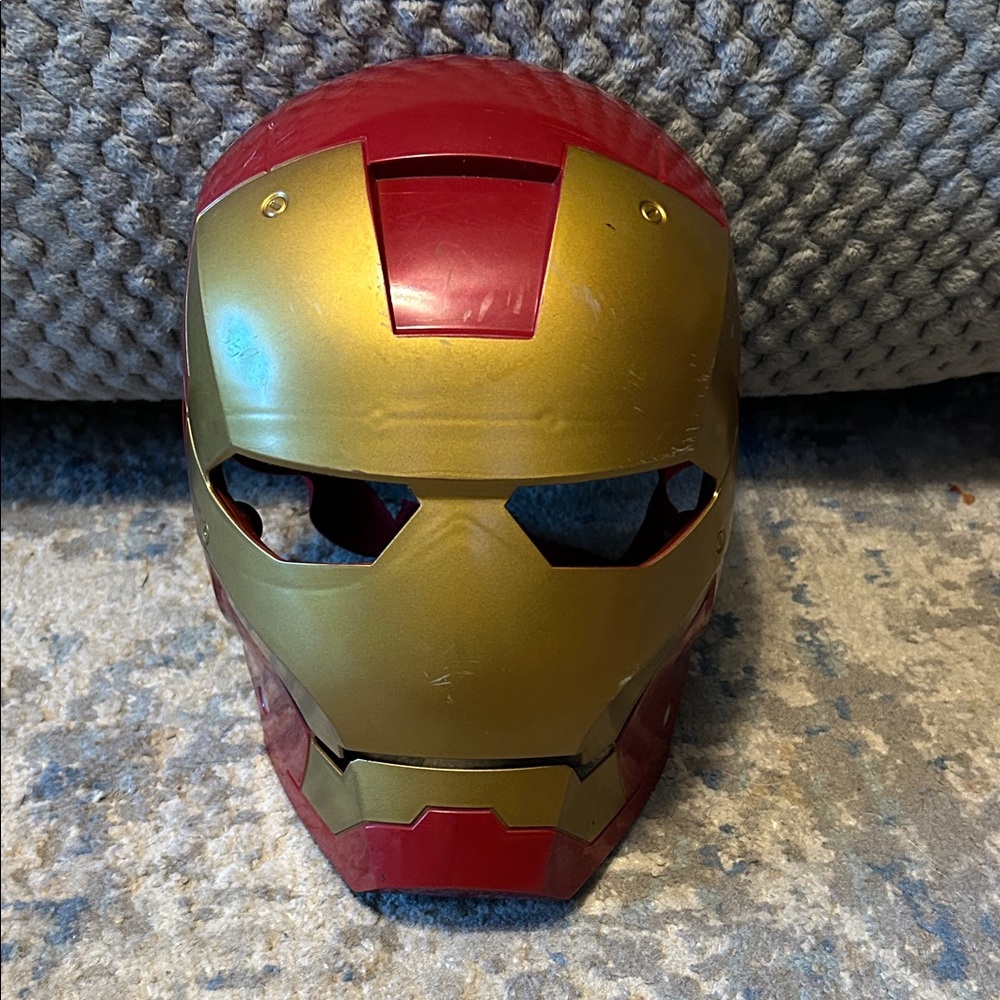 Red and Gold Iron Man Mask